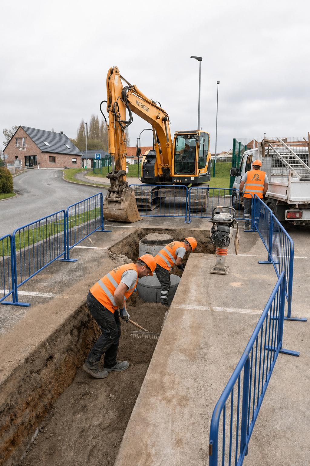 Travaux de canalisation et d’assainissement